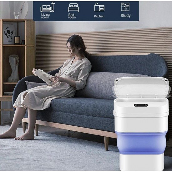Automatic Touchless Foldable 17.5L Trash Can
