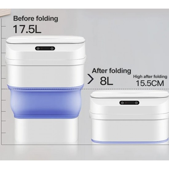 Automatic Touchless Foldable 17.5L Trash Can