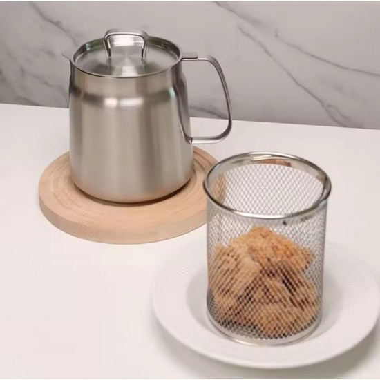 SmartCook Stainless Steel 2L Oil Separator & Frying Pot 