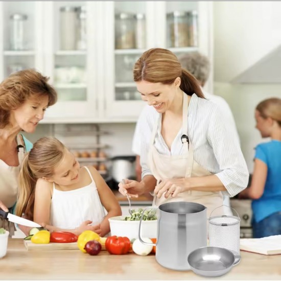 SmartCook Stainless Steel 2L Oil Separator & Frying Pot 