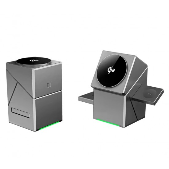 Touch Rotation 3in1 Wireless Charging Station