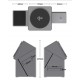 Touch Rotation 3in1 Wireless Charging Station