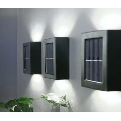 2-Pieces Solar Led Double Sided Wall Lamp