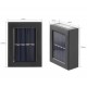 2-Pieces Solar Led Double Sided Wall Lamp