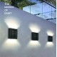 2-Pieces Solar Led Double Sided Wall Lamp