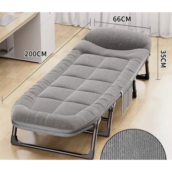 Adjustable Folding Bed (200x66x35cm)