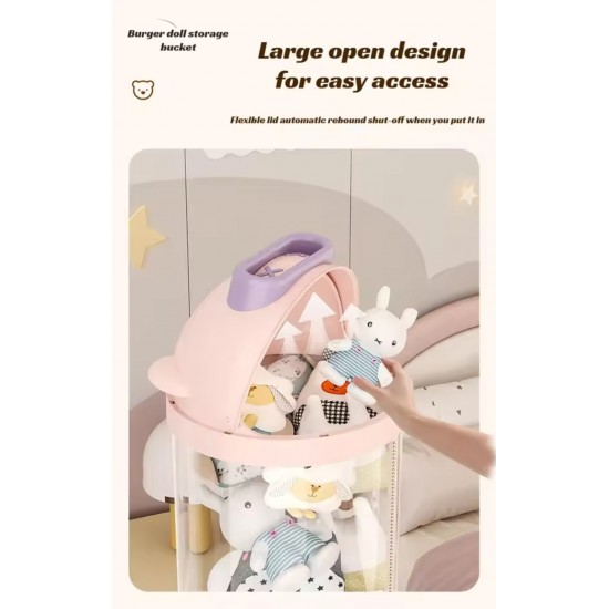 Toy Organizer with Wheel&Light