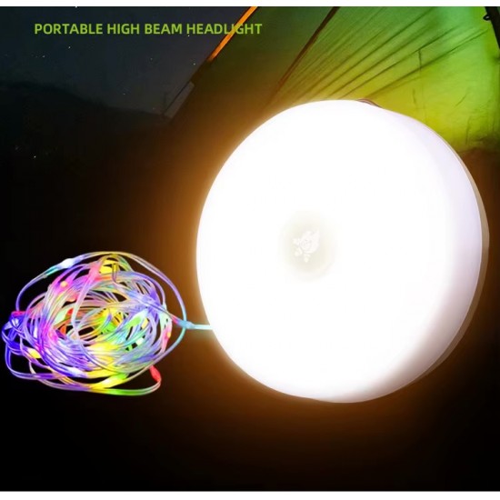 Easy Fold 10 Meter Solar Camping String Lights