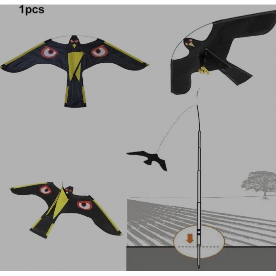 4 Meters Telescopic Pole Hawk Kite Bird Repeller