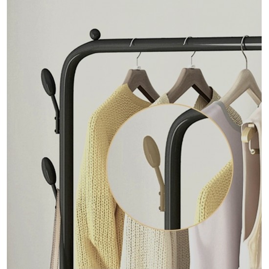 SpaceRack Pro – Double Layer Rolling Clothes Rack