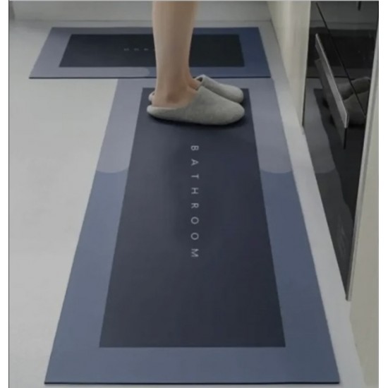 DryStep Max™ | Ultra Absorbent Non-Slip Mat Set (2-Pack) (120x40cm ve 60×40cm)