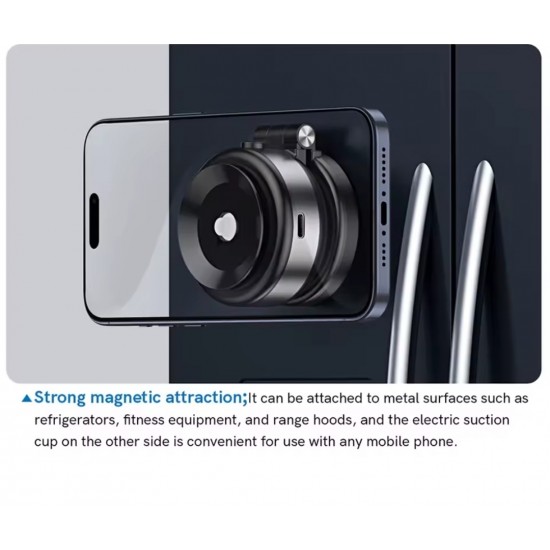 AutoGrip Pro – One-Touch Vacuum Phone Mount 