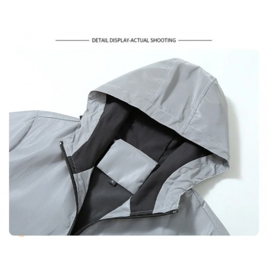 Reflective Water&Wind Proof Hoodie Jacket