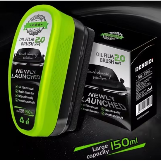 HydroShield Brush Water Repellent Glass Protector & Oil Film Remover (150ml)