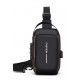 Fashion Locked USB Cross Bag (32x8x16cm)