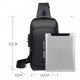 Fashion Locked USB Cross Bag (32x8x16cm)
