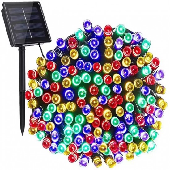 Solar Led Colorful Christmas Light (10 Meters 100 Leds)