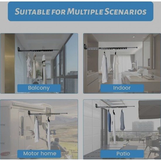 SpaceSaver 3-Tier Clothes Drying Rack (34-34-34cm)