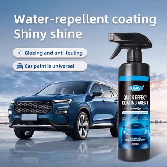OGAS Mirror Effect Protective Coating Spray (500ml) (High Gloss Shine • Water Repellent • Dirt Resistant) 