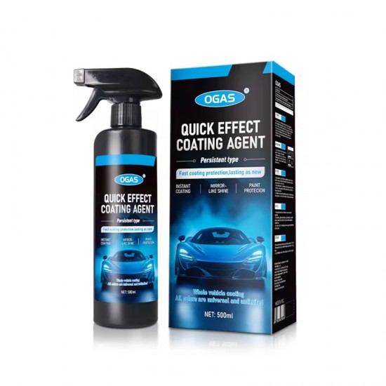 OGAS Mirror Effect Protective Coating Spray (500ml) (High Gloss Shine • Water Repellent • Dirt Resistant) 
