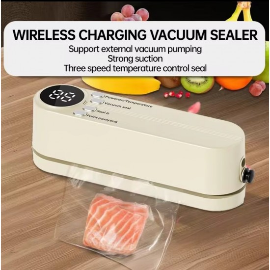 FreshSave Multifunctional Vacuum Sealer (100pcs 20x12cm Vacuum Bag Gift)
