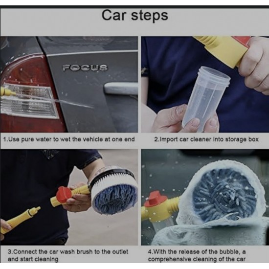 AutoWash Pro - Spinning Car Wash Brush