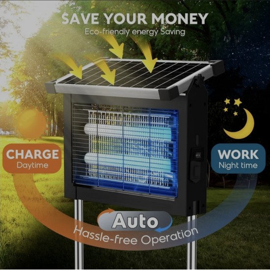 SolarZap Pro – Outdoor Bug-Free Light 