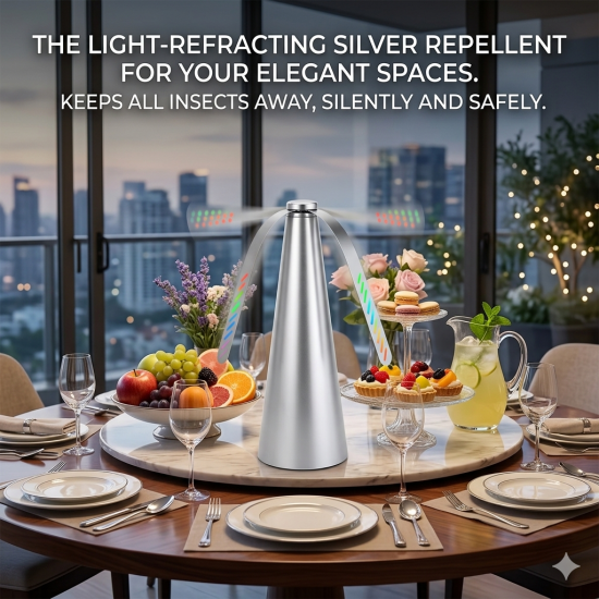 FlyShield 360™ Elite (Silver Edition)– Total Fly Control (25x9x2cm)