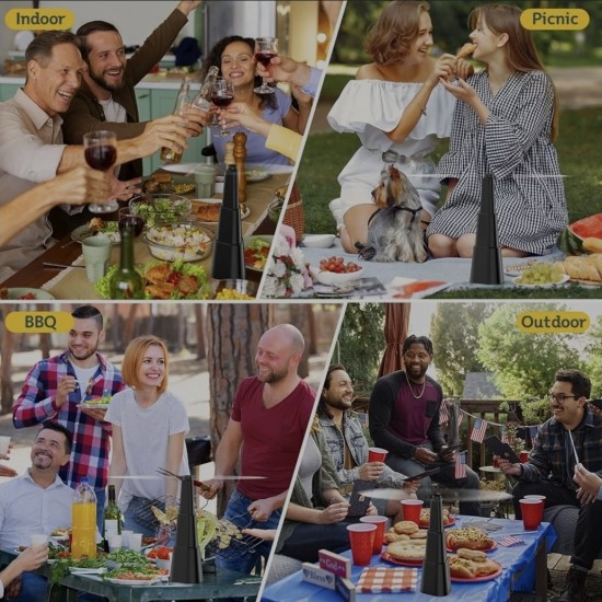 FlyShield 360™ Pocket (Foldable Black)– Total Fly Control (25x9x2cm)