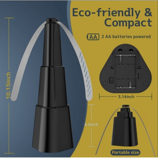 FlyShield 360™ Pocket (Foldable Black)– Total Fly Control (25x9x2cm)