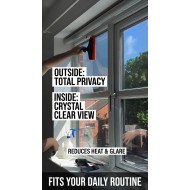 AntiPeek™ Mirror Privacy Window Film (50cm x 10 Meter)