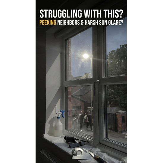 AntiPeek™ Mirror Privacy Window Film (50cm x 10 Meter)