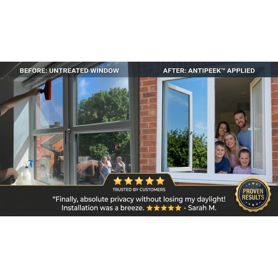 AntiPeek™ Mirror Privacy Window Film (50cm x 10 Meter)