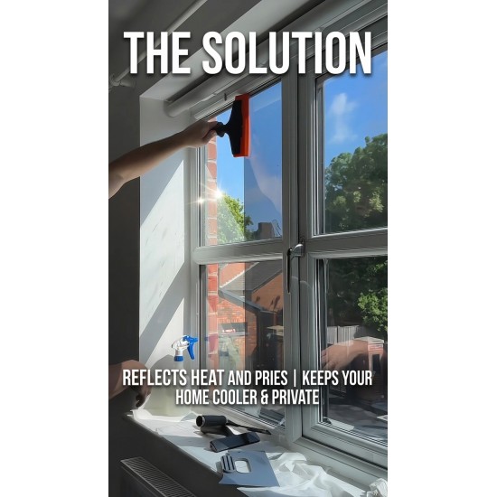 AntiPeek™ Mirror Privacy Window Film (50cm x 10 Meter)