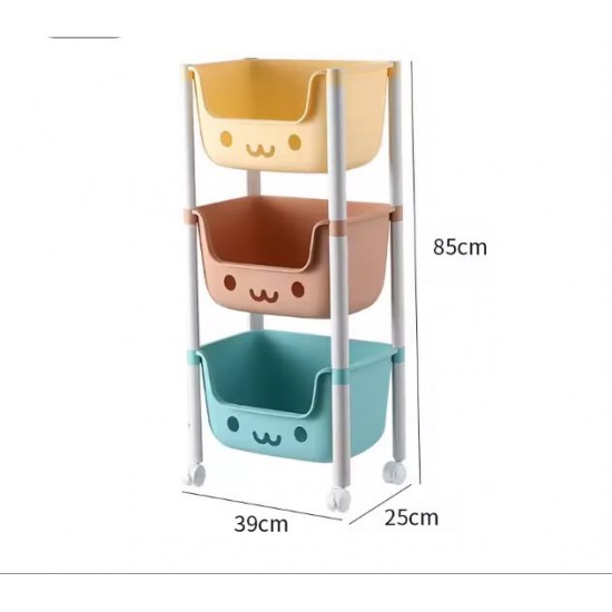 Kids Toy Organizer Cart