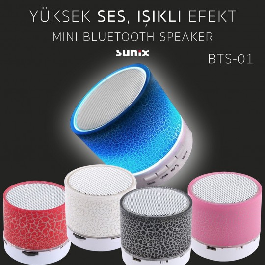 Sunix BTS01 Mini Bluetooth Hoparlör