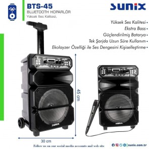 Sunix BTS45 Taşınabilir Hoparlör