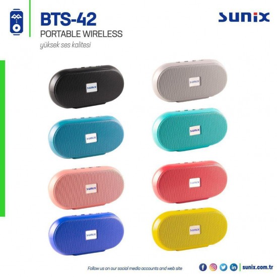 Sunix BTS42 Taşınabilir Hoparlör​