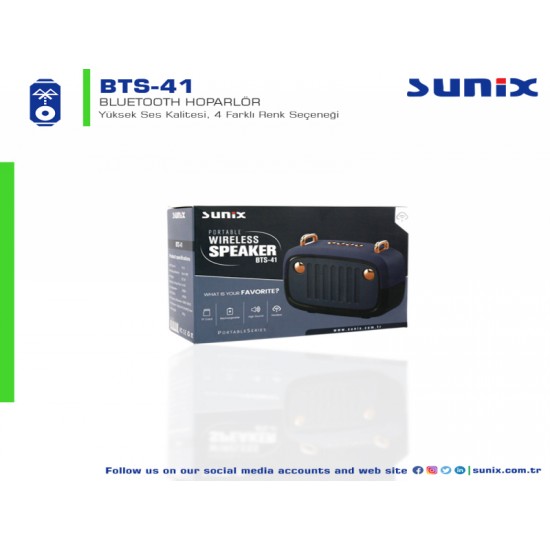 Sunix BTS41 Bluetooth Hoparlör​