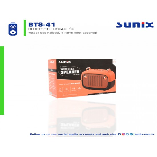 Sunix BTS41 Bluetooth Hoparlör​