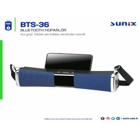 Sunix BTS36 Standlı Bluetooth Taşınabilir Hoparlör