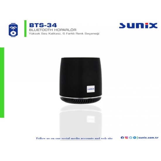 Sunix BTS34 Bluetooth Hoparlör