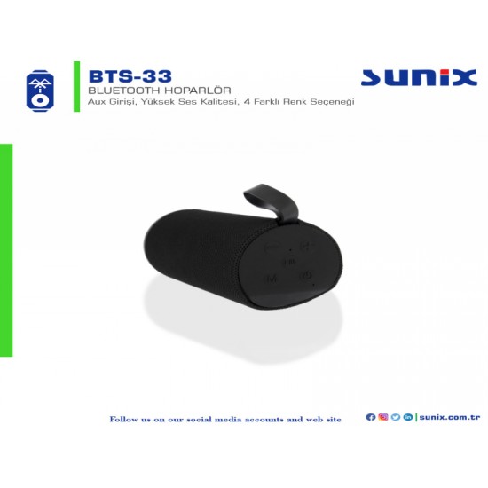 Sunix BTS33 Bluetooth Ses Bombası 