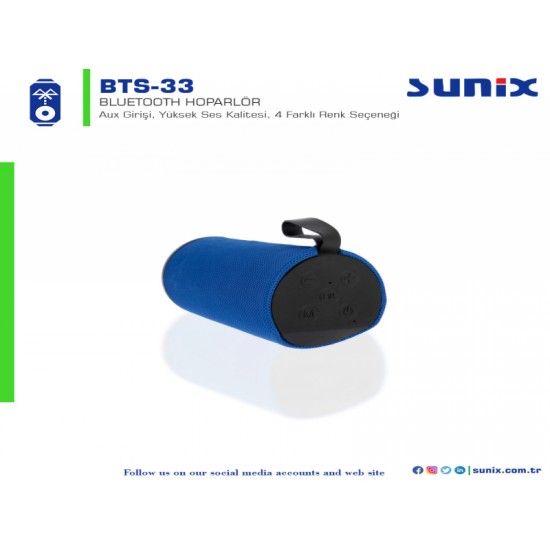 Sunix BTS33 Bluetooth Ses Bombası 