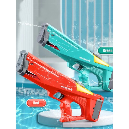 Shark Electric Automatic Water Gun Red