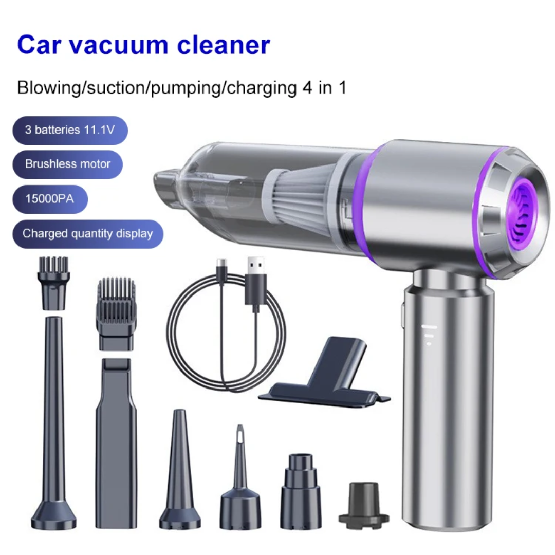 TurboClean Pro 2-in-1 Cordless Vacuum & Air Duster