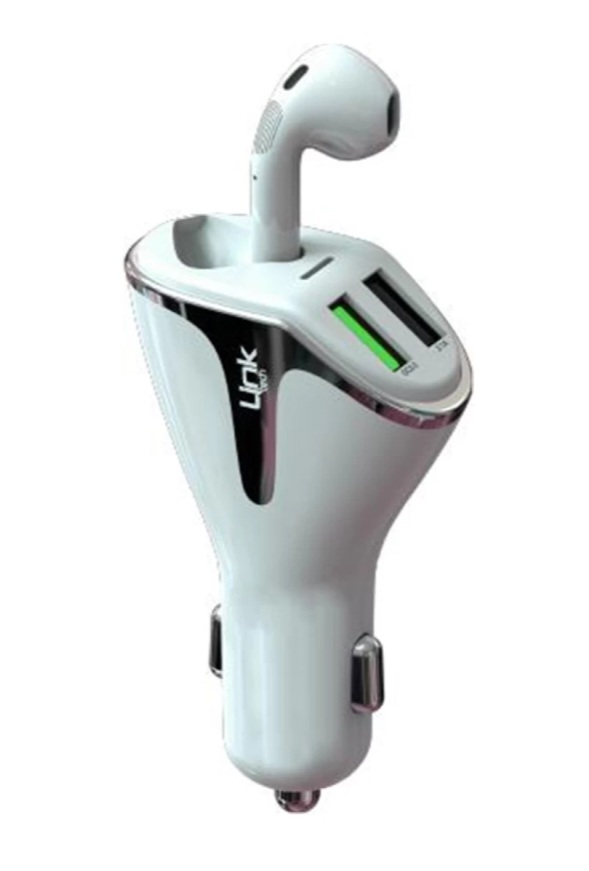 Linktech B450 Airpods Headphones and Qualcomm QC 3.0 Car Charger