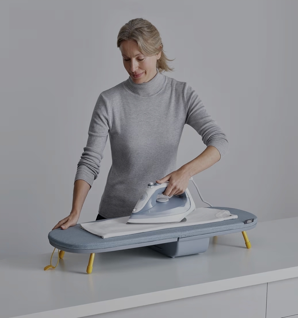IronMate Foldable Tabletop Ironing Board (Compact Design / Upgraded Model) (89x33 cm) 
