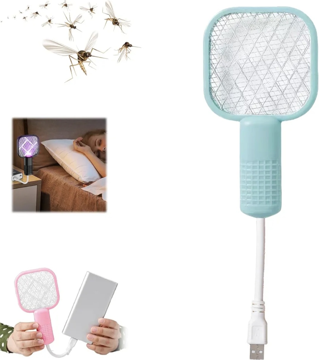 2 Pack Weidasi USB UV Mini: FlyGone Pocket – Mini USB UV Zapper