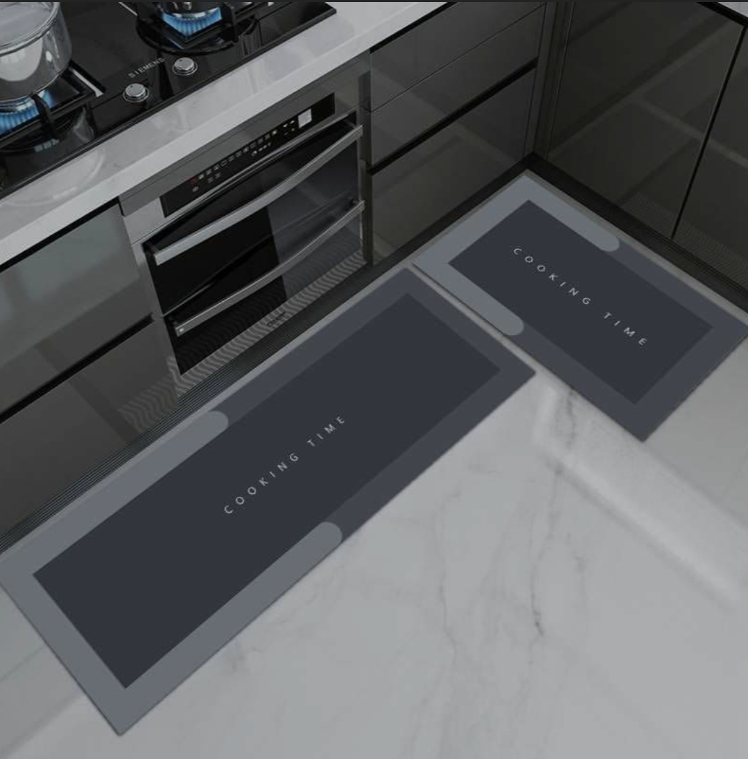 DryStep Max™ | Ultra Absorbent Non-Slip Mat Set (2-Pack) (120x40cm ve 60×40cm)
